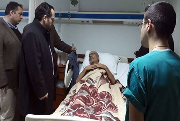 Oğlunun acı haberi hasta yatağında aldı